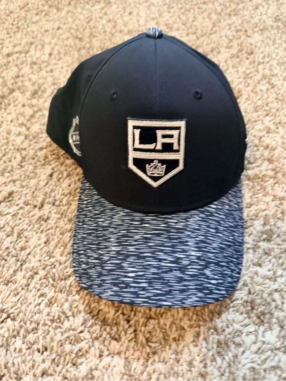 Fanatics LA Kings Black Cap with Gray Patterned Brim